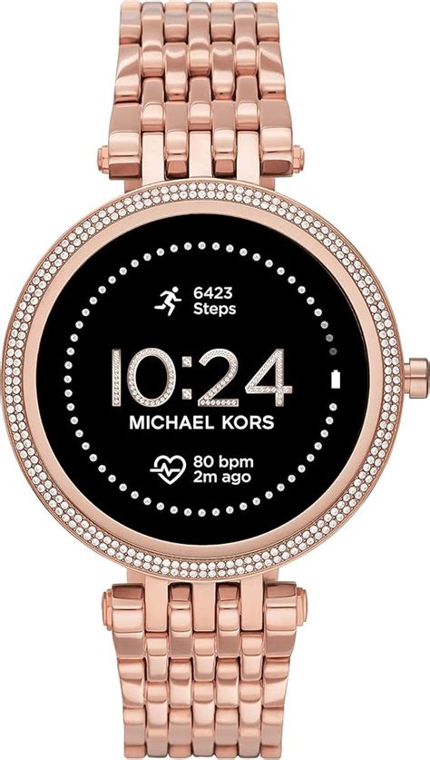 rose gold michael kors smartwatch women's|Michael Kors access touchscreen smartwatch.